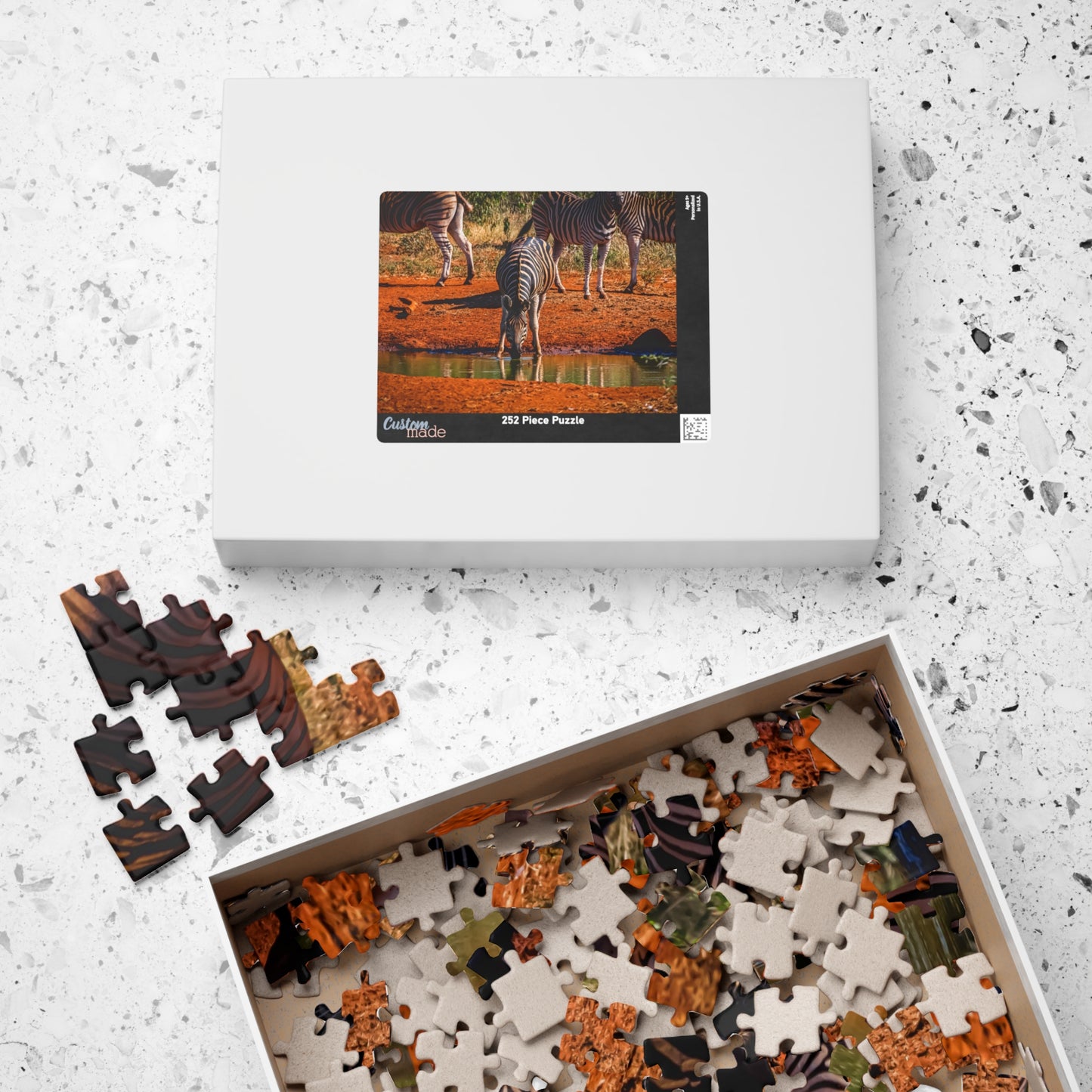 African Zebra Jigsaw Puzzle