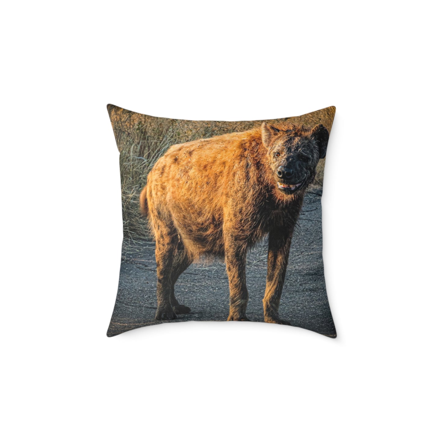 Spotted Hyena Pillow 20" × 20"