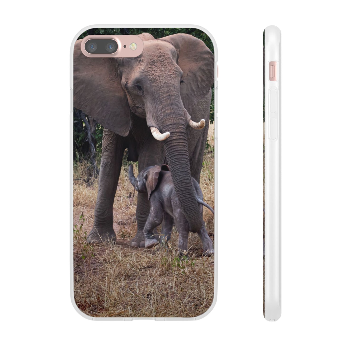 Flexi Cases - Elephant and Baby iPhone 7 Plus