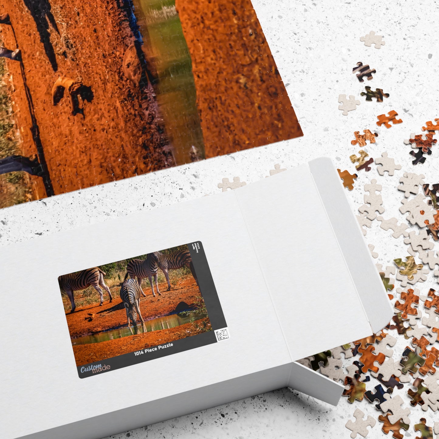 African Zebra Jigsaw Puzzle