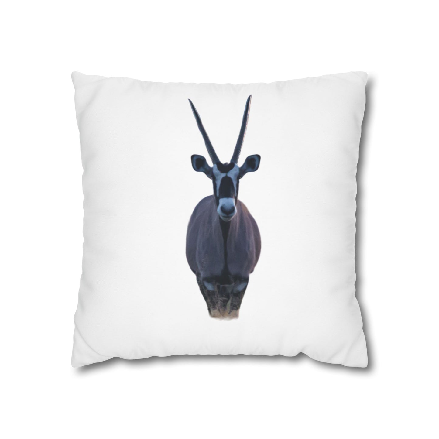 Gemsbok Oryx Pillowcase 18" × 18"