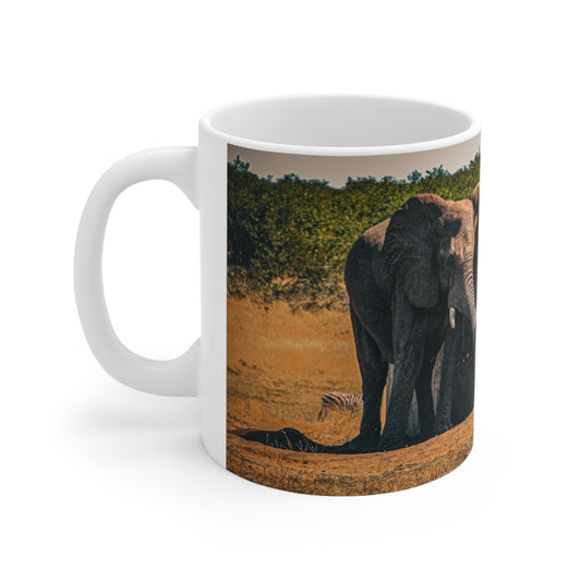 Friendly Elephants Mug