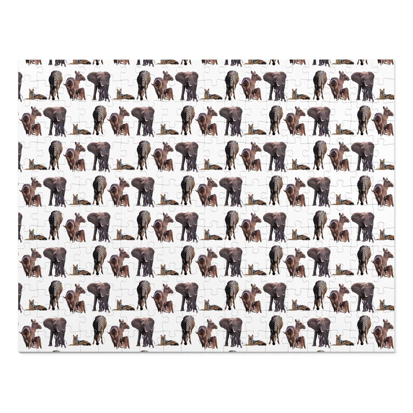 African Animal Super Difficult Puzzle 2000 piece 14" × 11" (252 pcs)