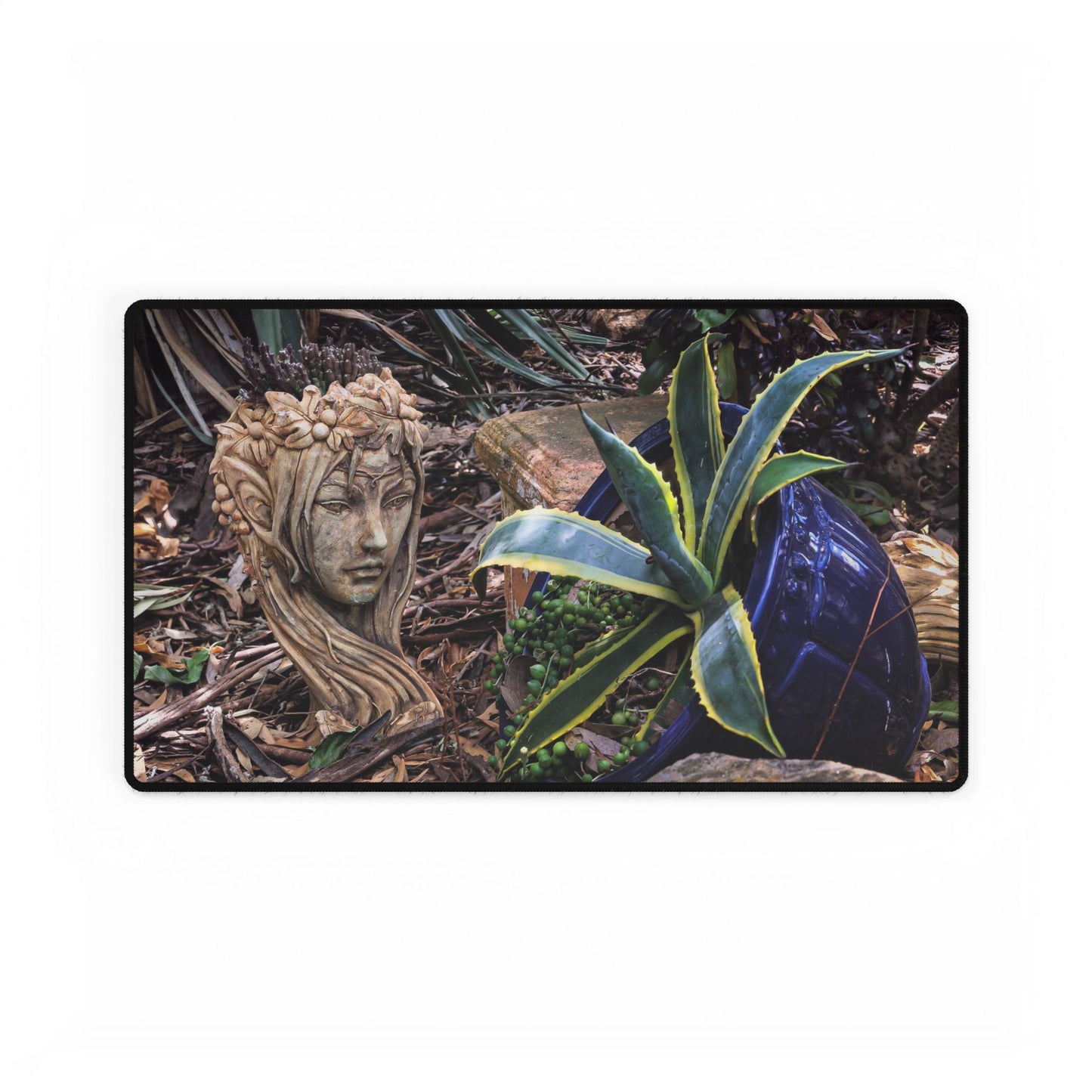 Tranquil Garden Desk Mats 23.6" × 13.8"