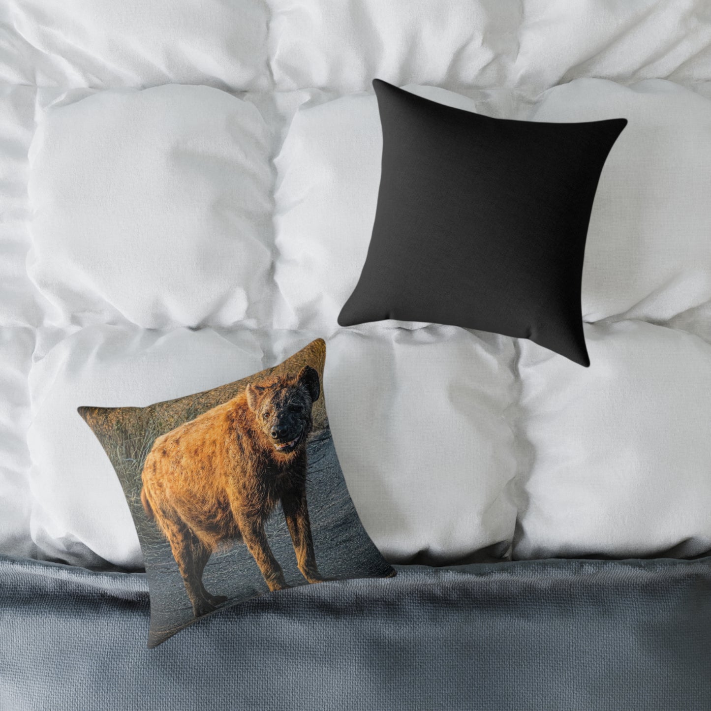 Spotted Hyena Pillow