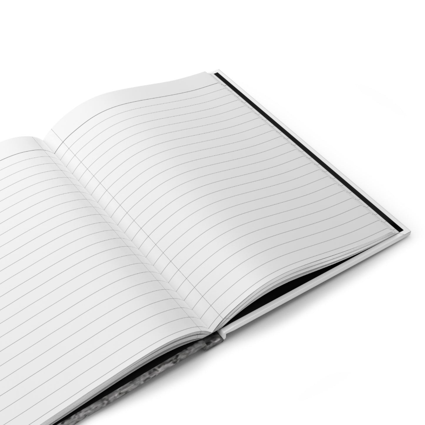 Hardcover Journal Matte - Zebra Drinking B&W