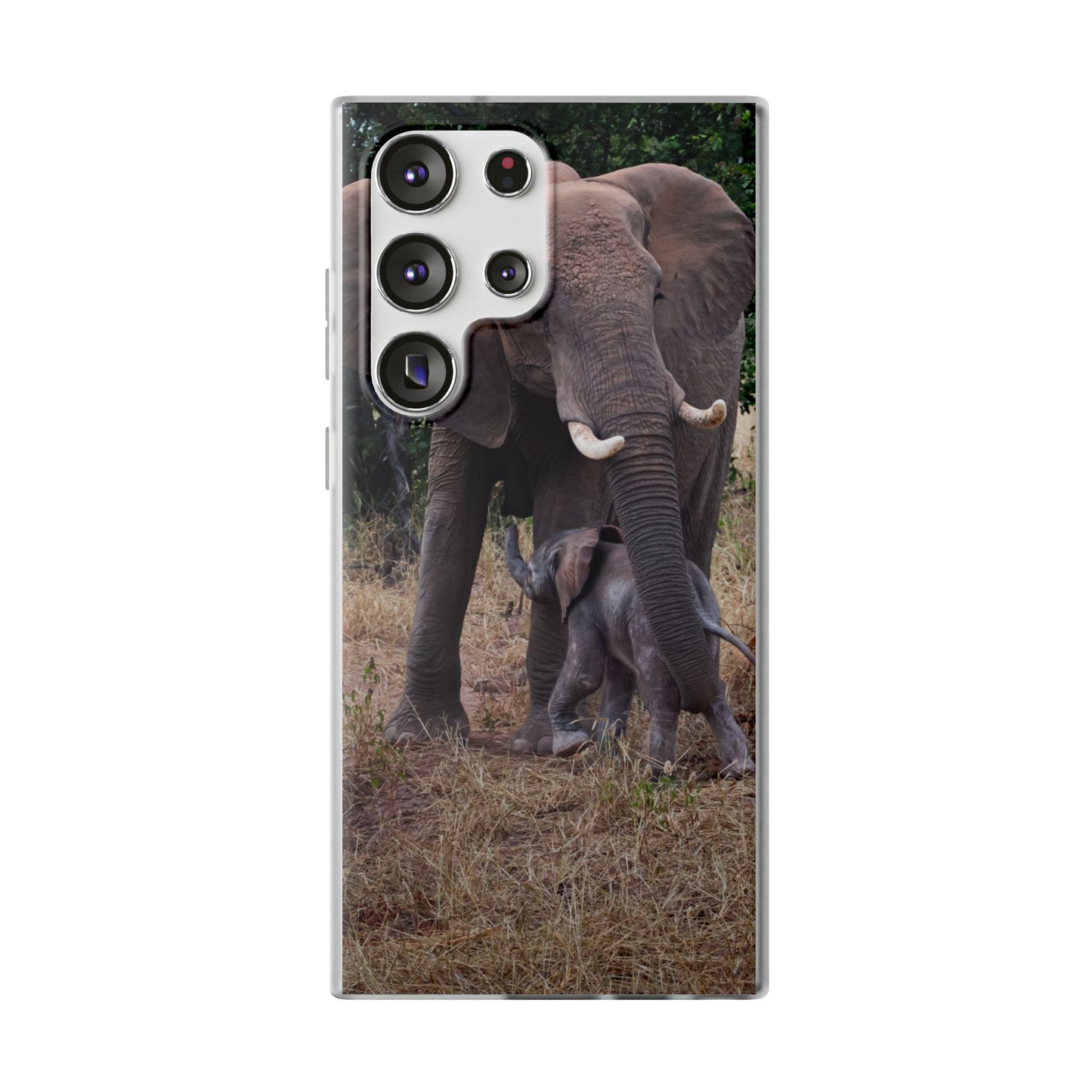 Flexi Cases - Elephant and Baby Samsung Galaxy S23 Ultra