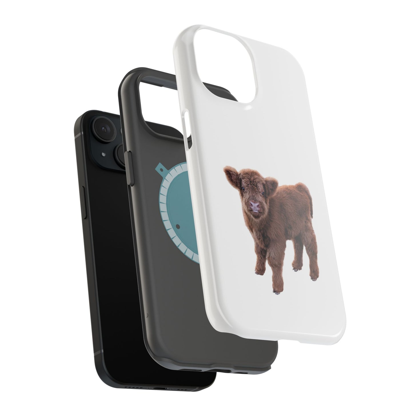 Baby Highland Cow MagSafe Phone Case