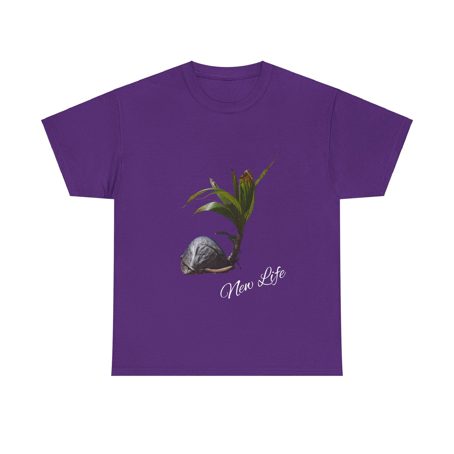 New Life Coconut Tee Purple