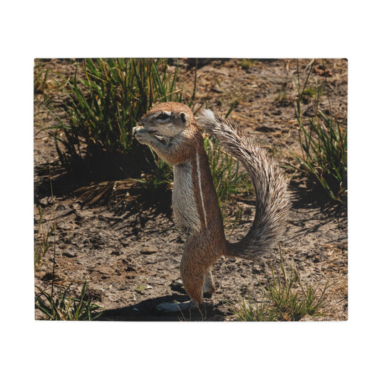 Ground Squirrel Printed Blanket 50" × 60"