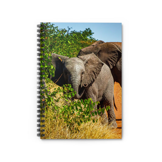 Spiral Notebook - Ruled Line - Young Elephant