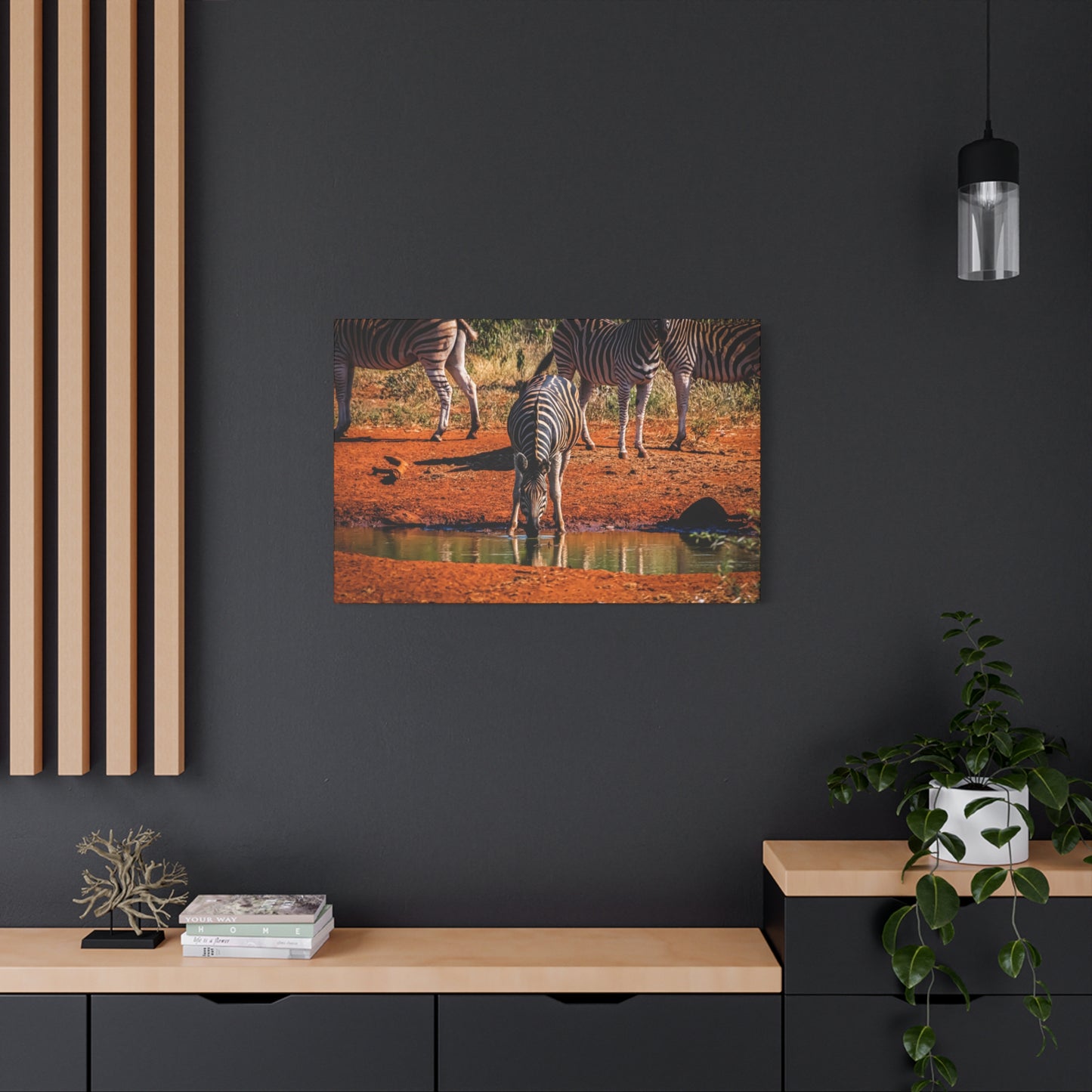 Zebra Nature Print Canvas Print