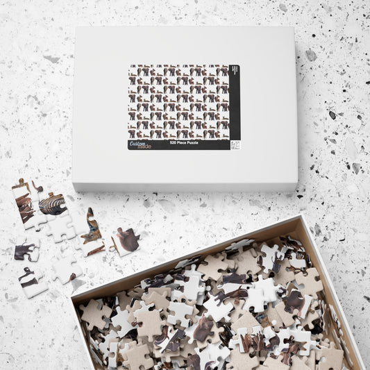 African Animal Super Difficult Puzzle 520 pcs (Horizontal)