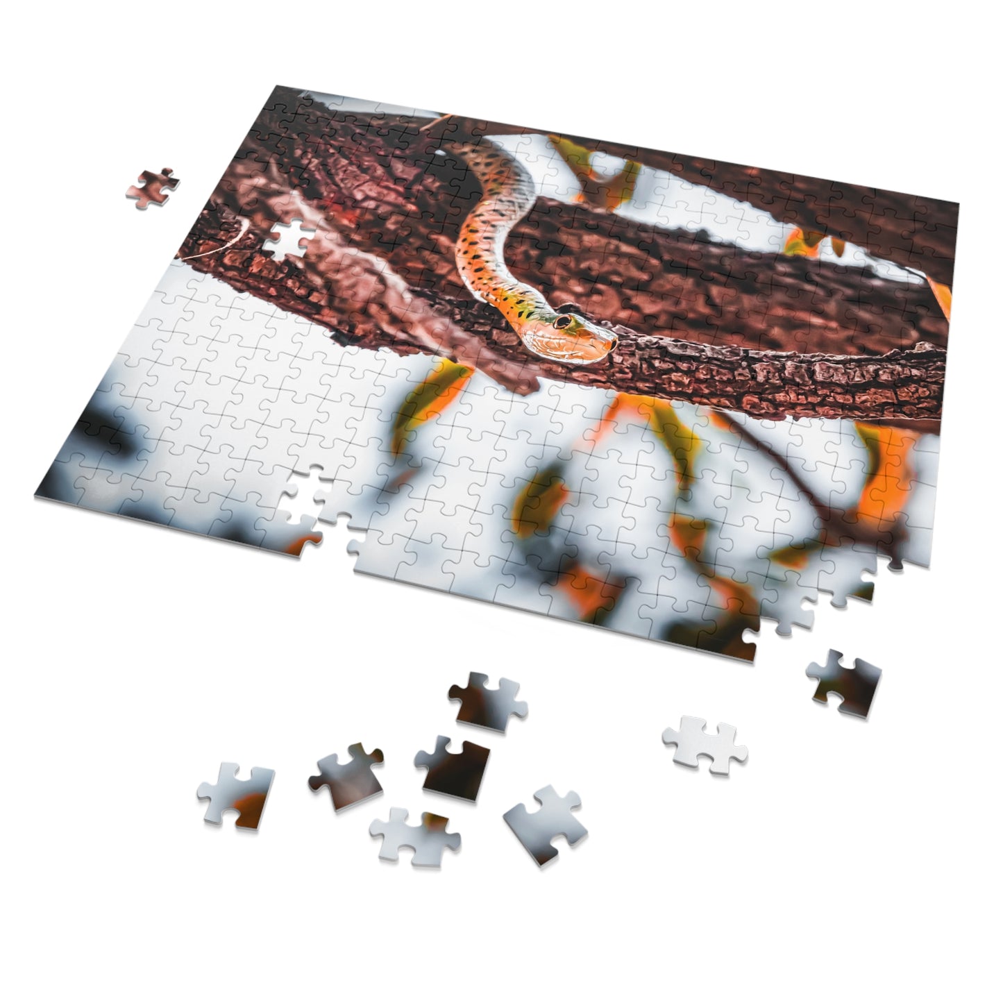 Spotted Bush Snake Puzzle with Tin