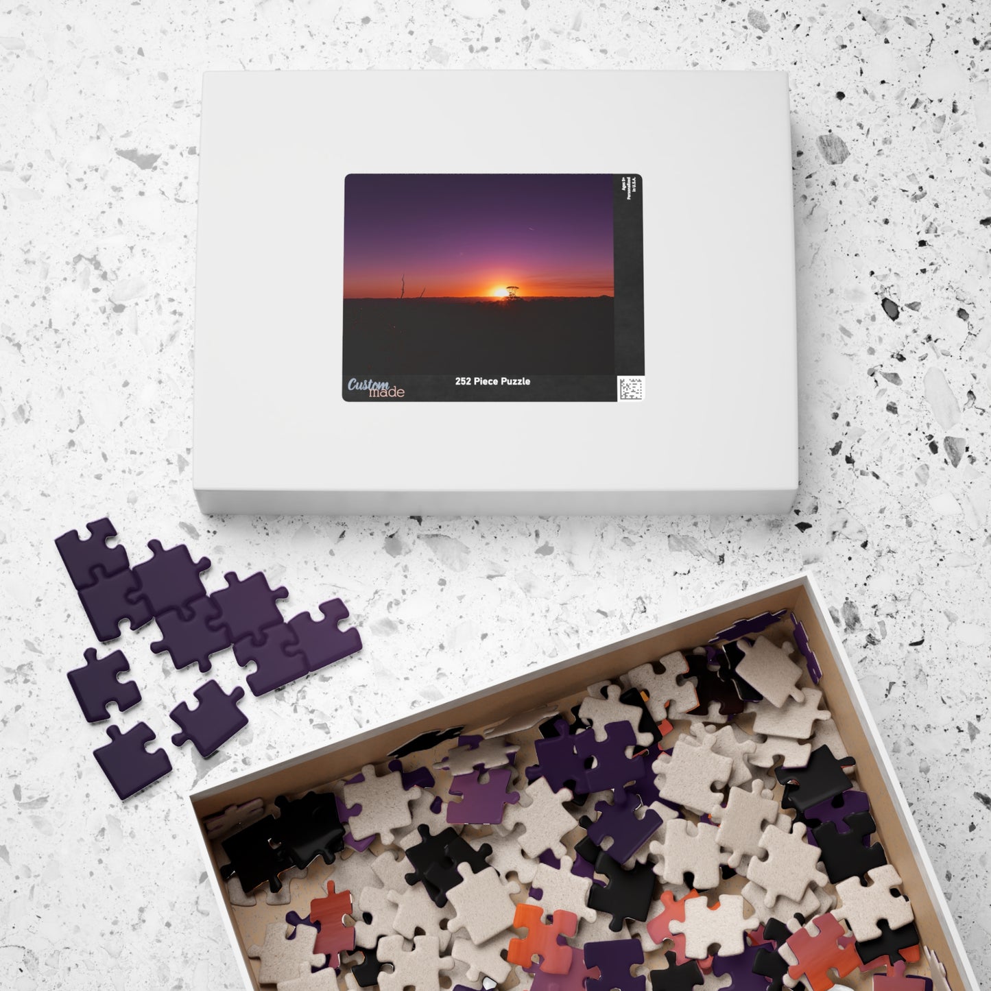 Purple Sunset Jigsaw Puzzle