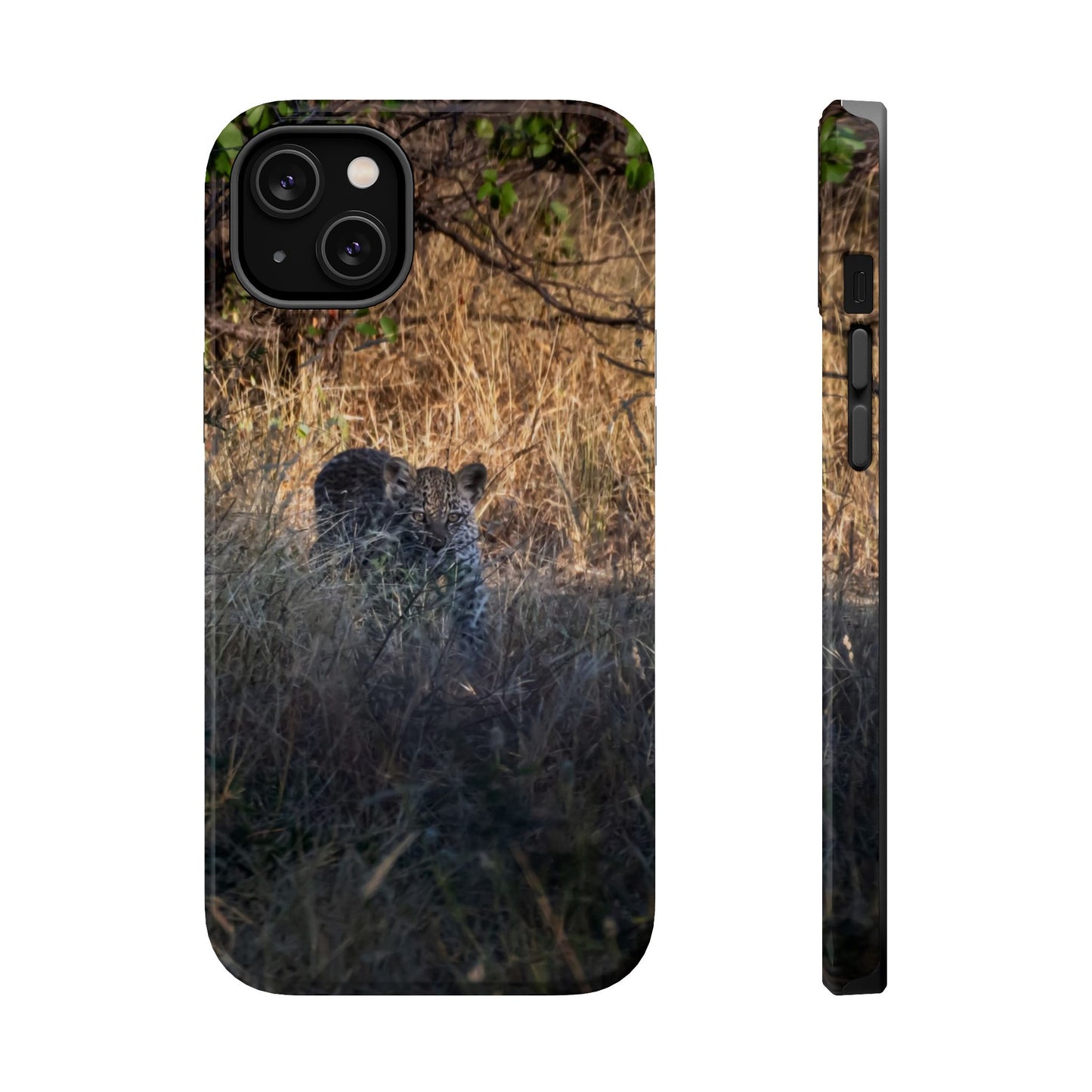 Magsafe® Compatible Tough Cases - Leopard Cub iPhone 14 Plus Glossy