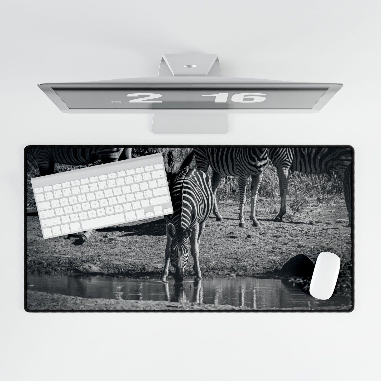 Zebra Desk Mats B&W