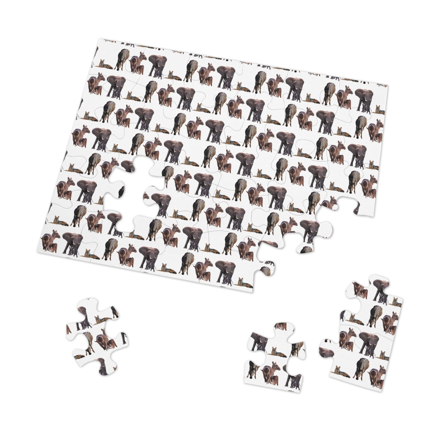 African Animal Super Difficult Puzzle 2000 piece