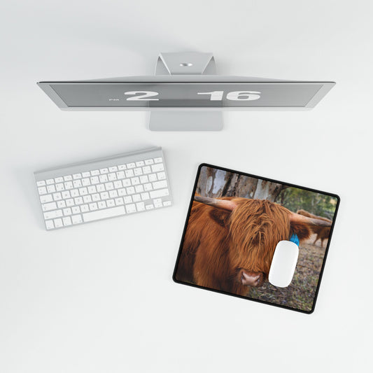 Highland Cattle Desk Mats 14.4" × 12.1"