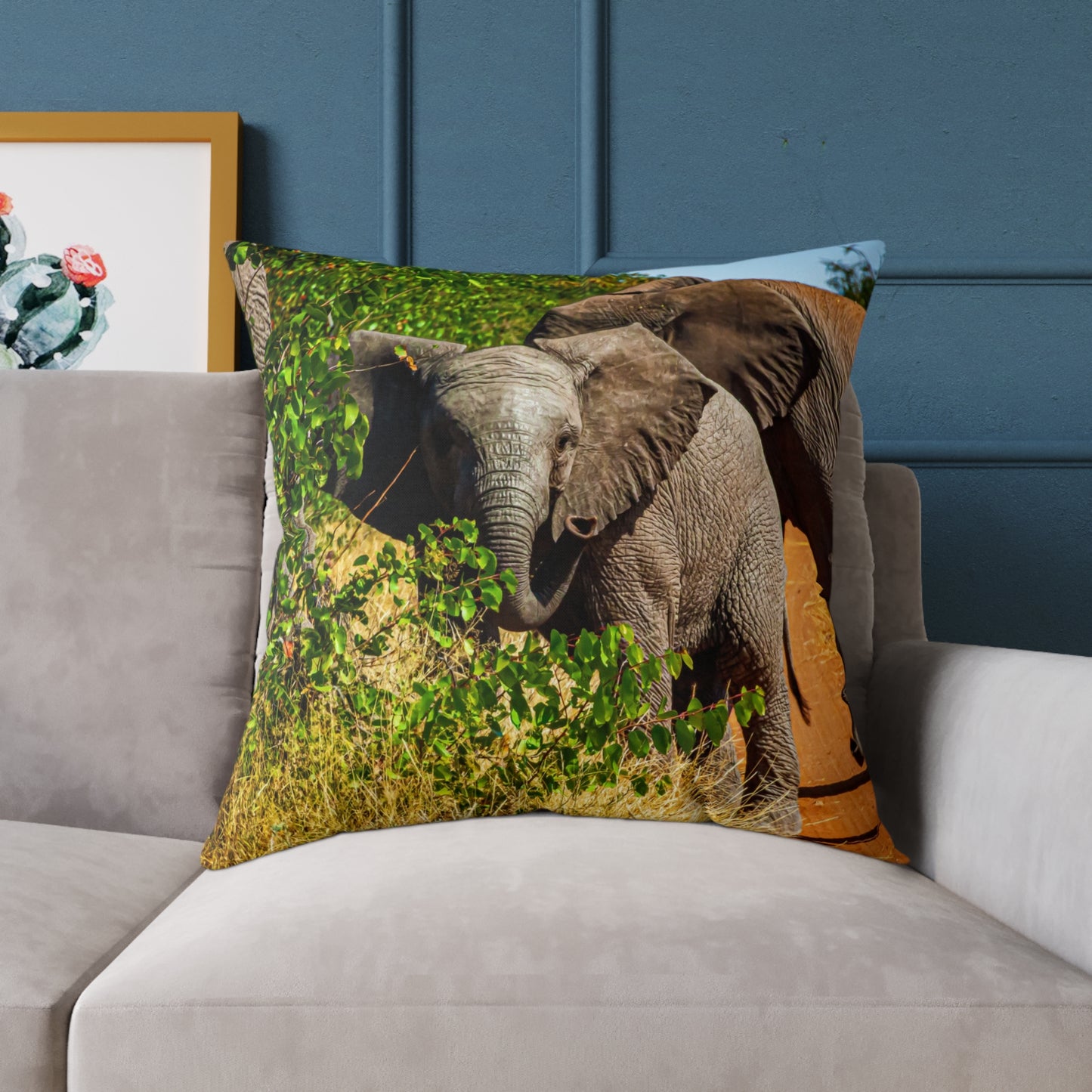 Young Elephant Pillow