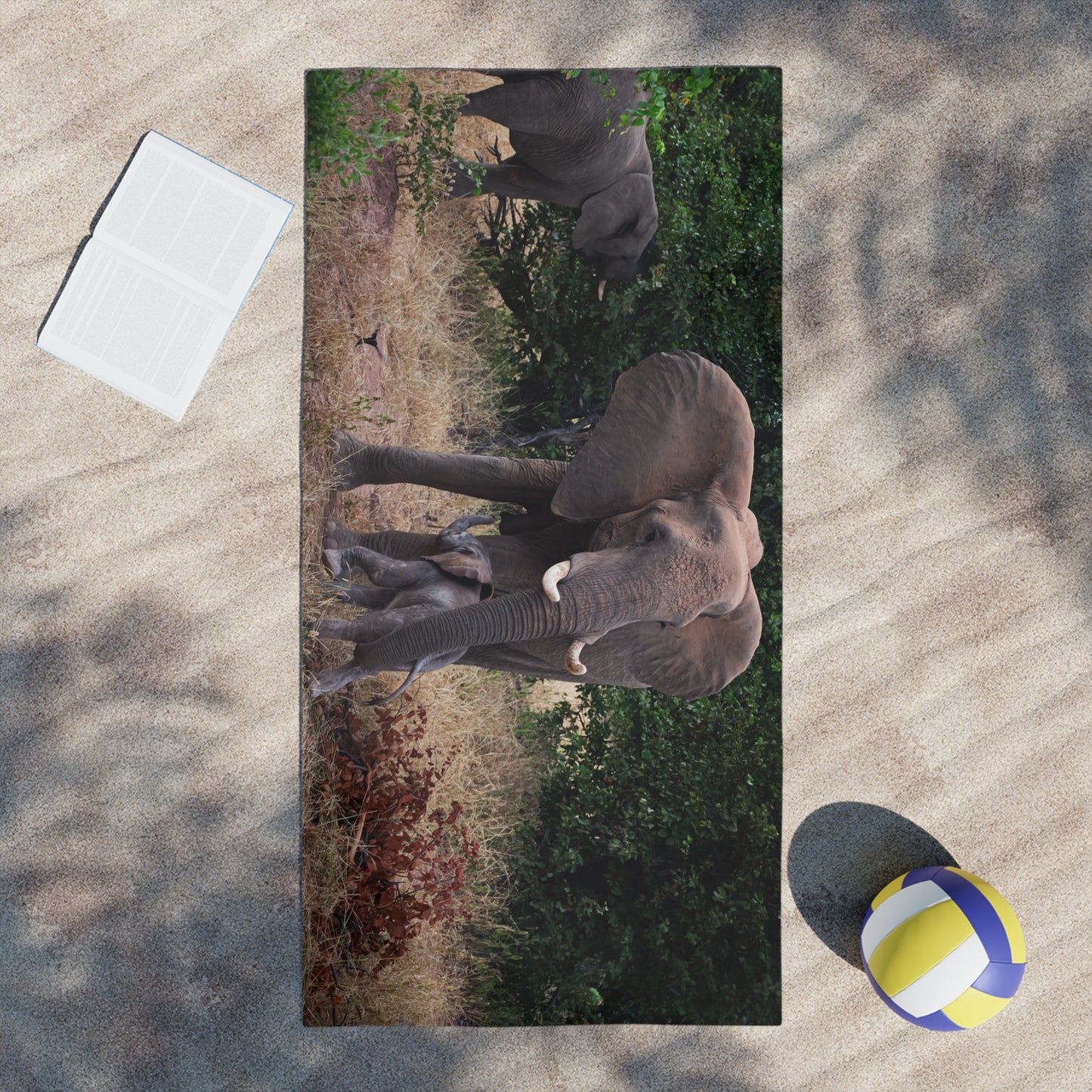 African Elephant Beach Towels