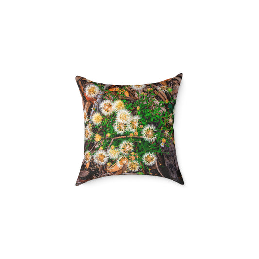 Australian Wildflower Pillow 16" × 16"