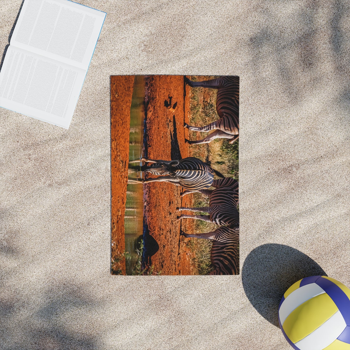 African Zebra Beach Towels