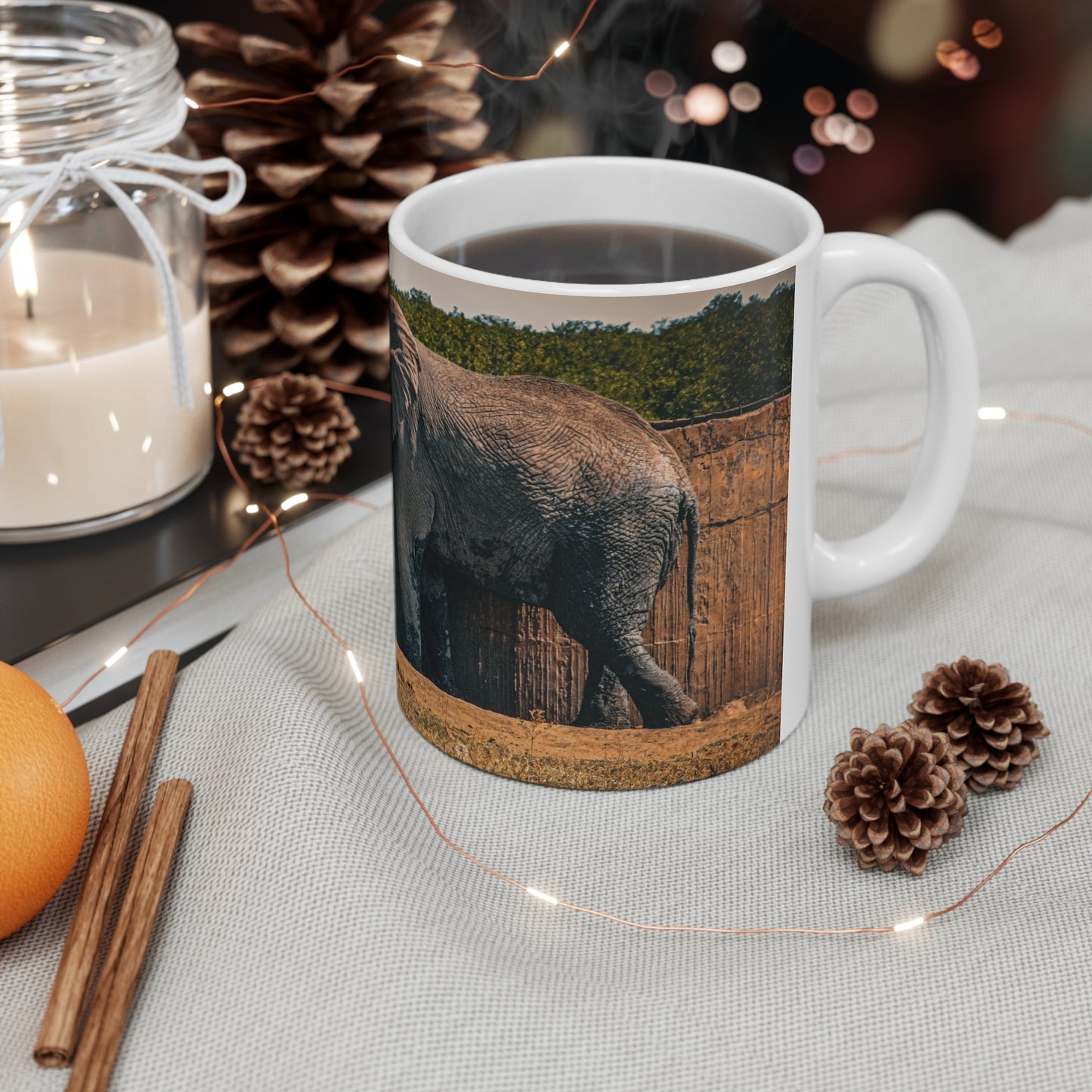Friendly Elephants Mug