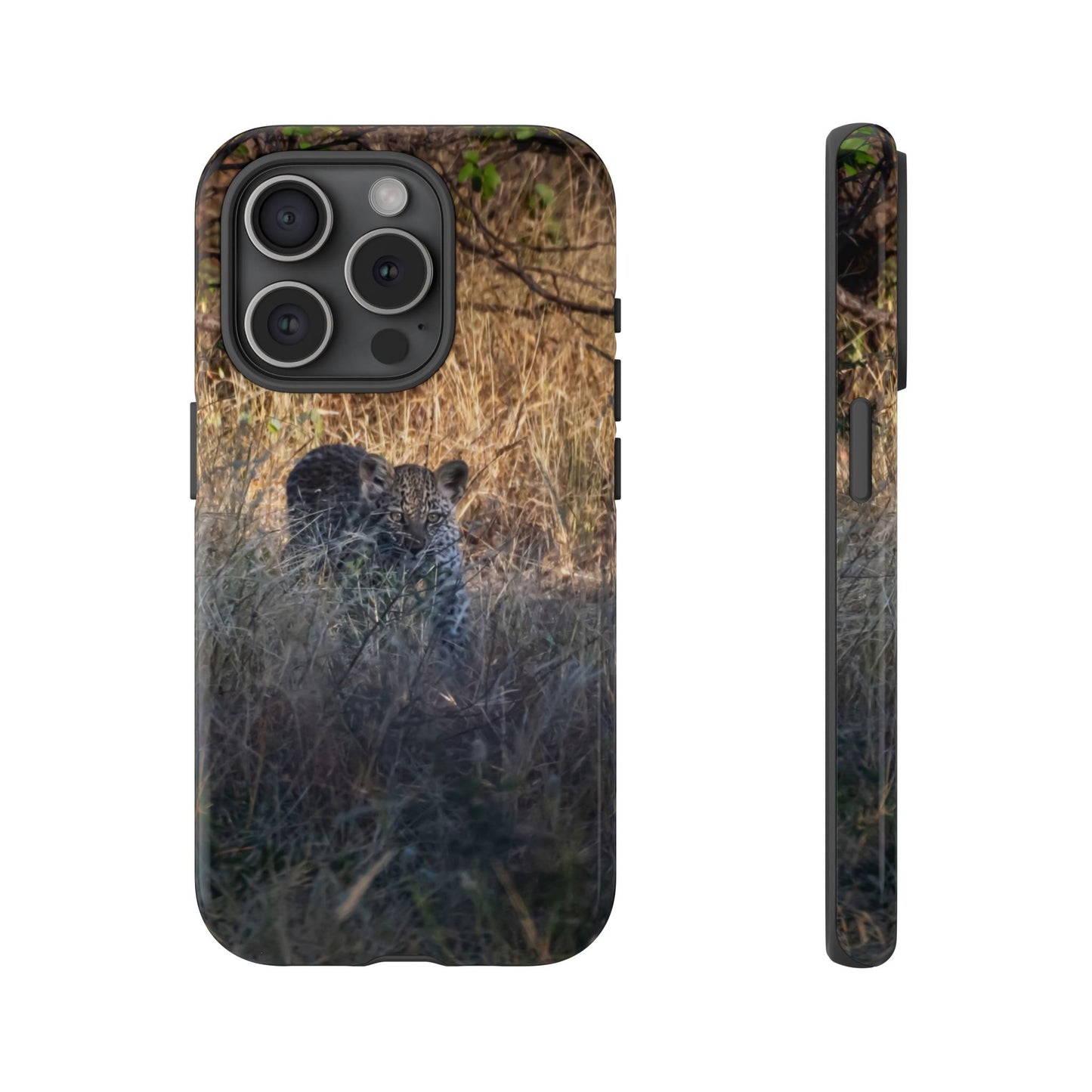 Tough Case - Leopard Cub iPhone 15 Pro Glossy