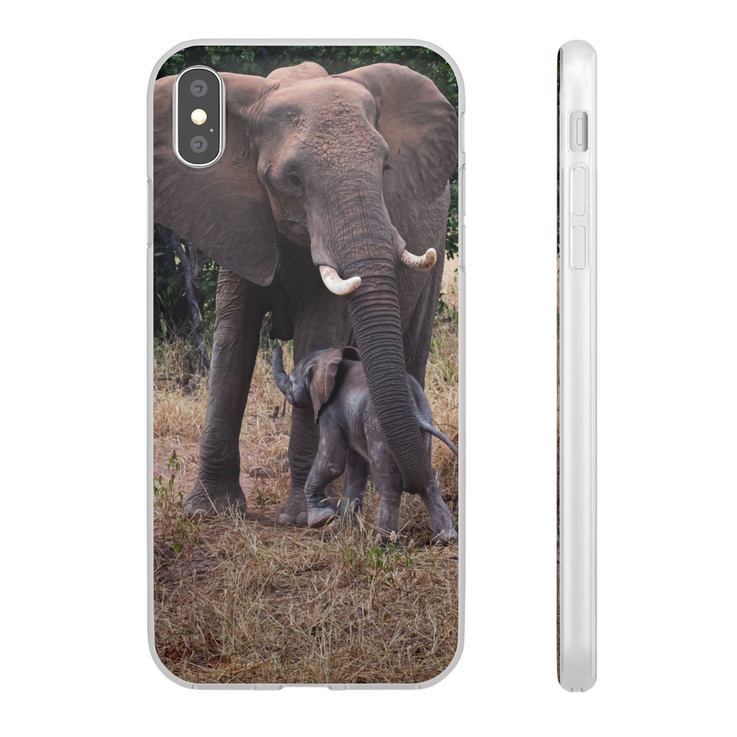Flexi Cases - Elephant and Baby iPhone XS MAX