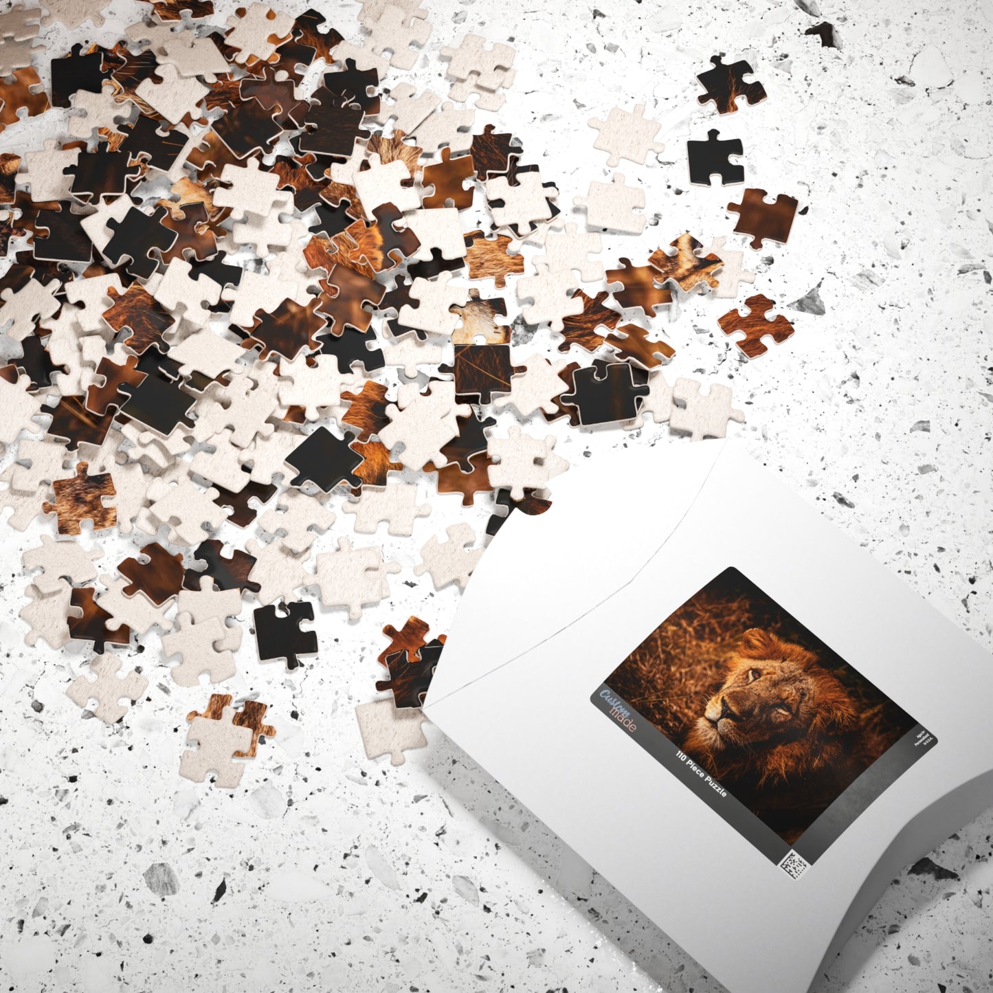 Majestic Old Lion Jigsaw Puzzle