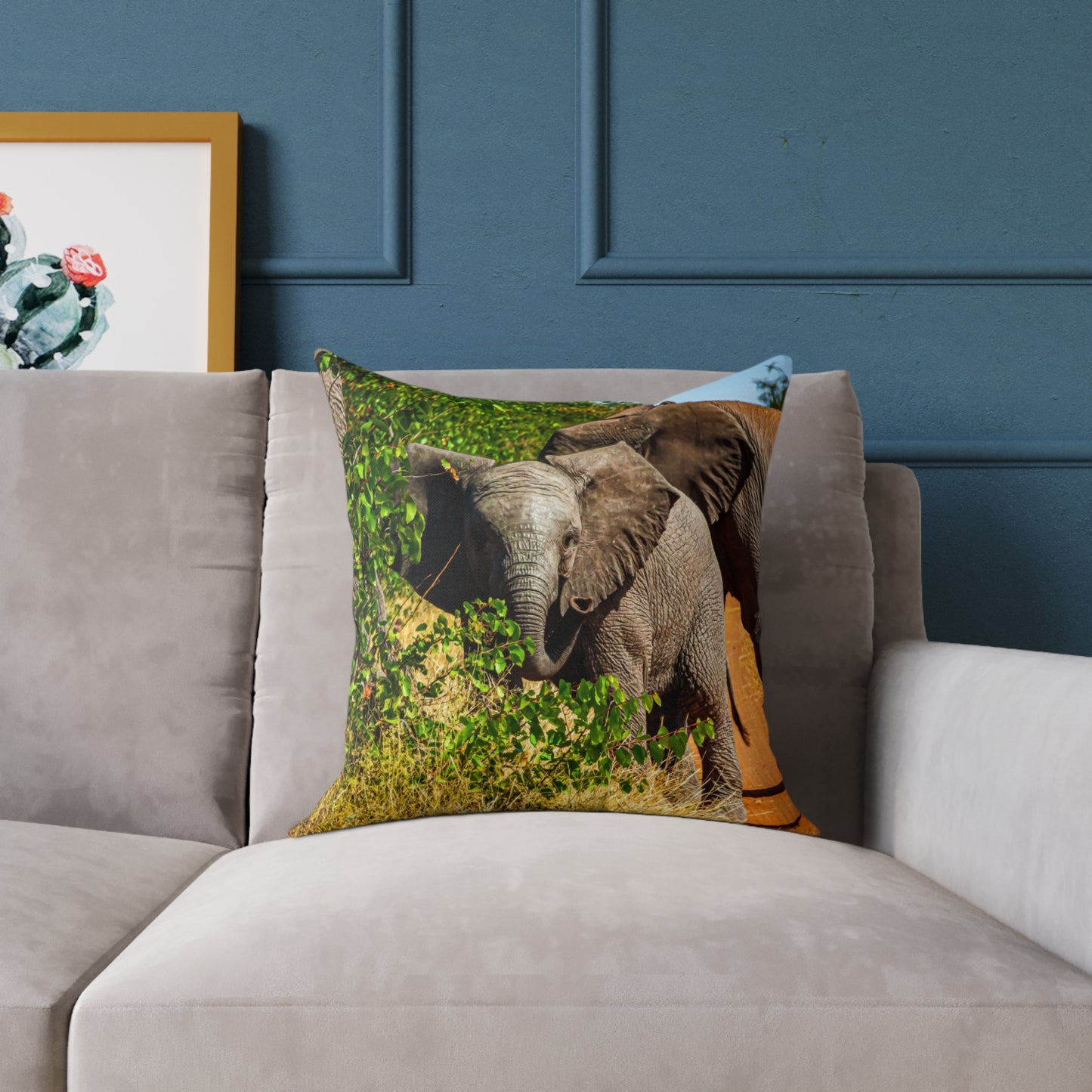 Young Elephant Pillow