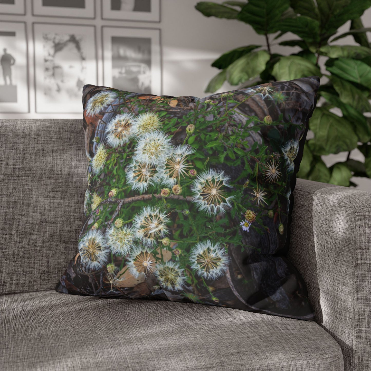 Poly Canvas Pillowcase - Australian Wildflowers
