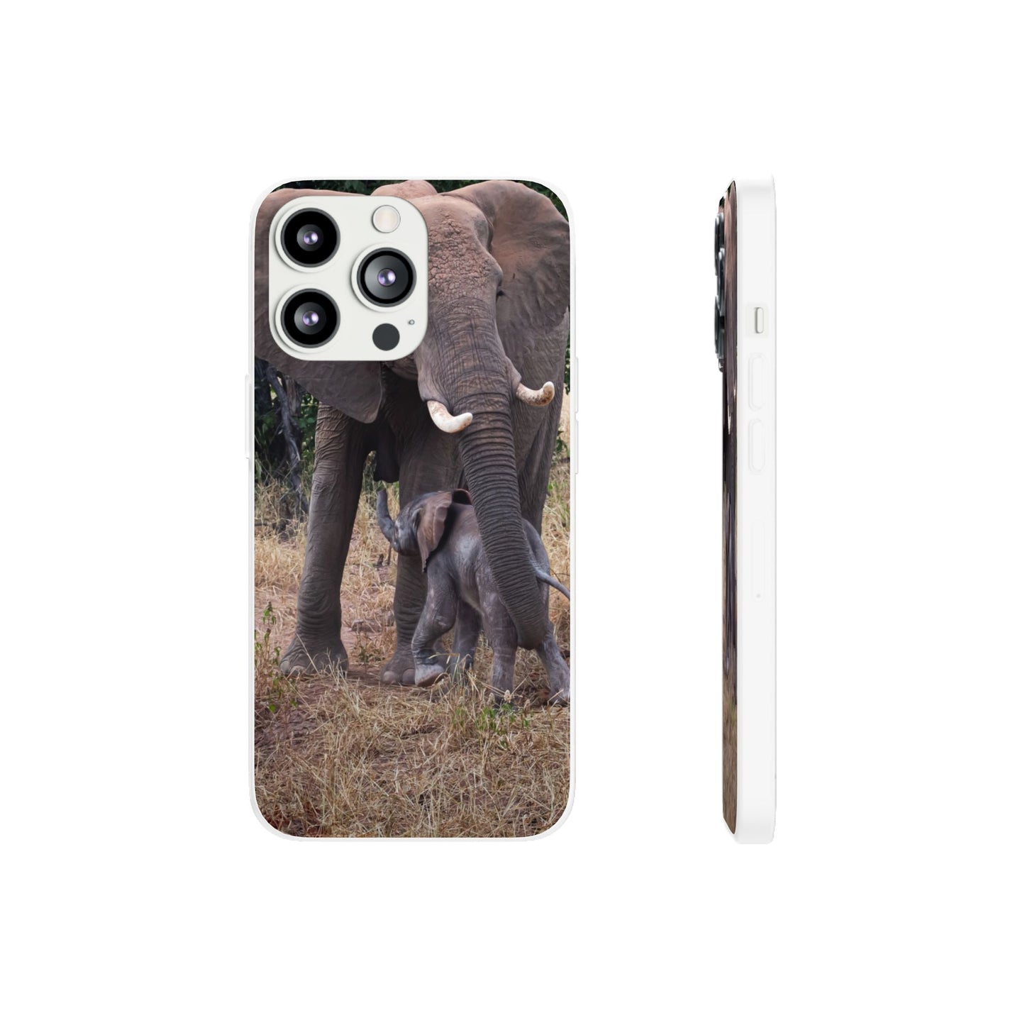 Flexi Cases - Elephant and Baby iPhone 13 Pro