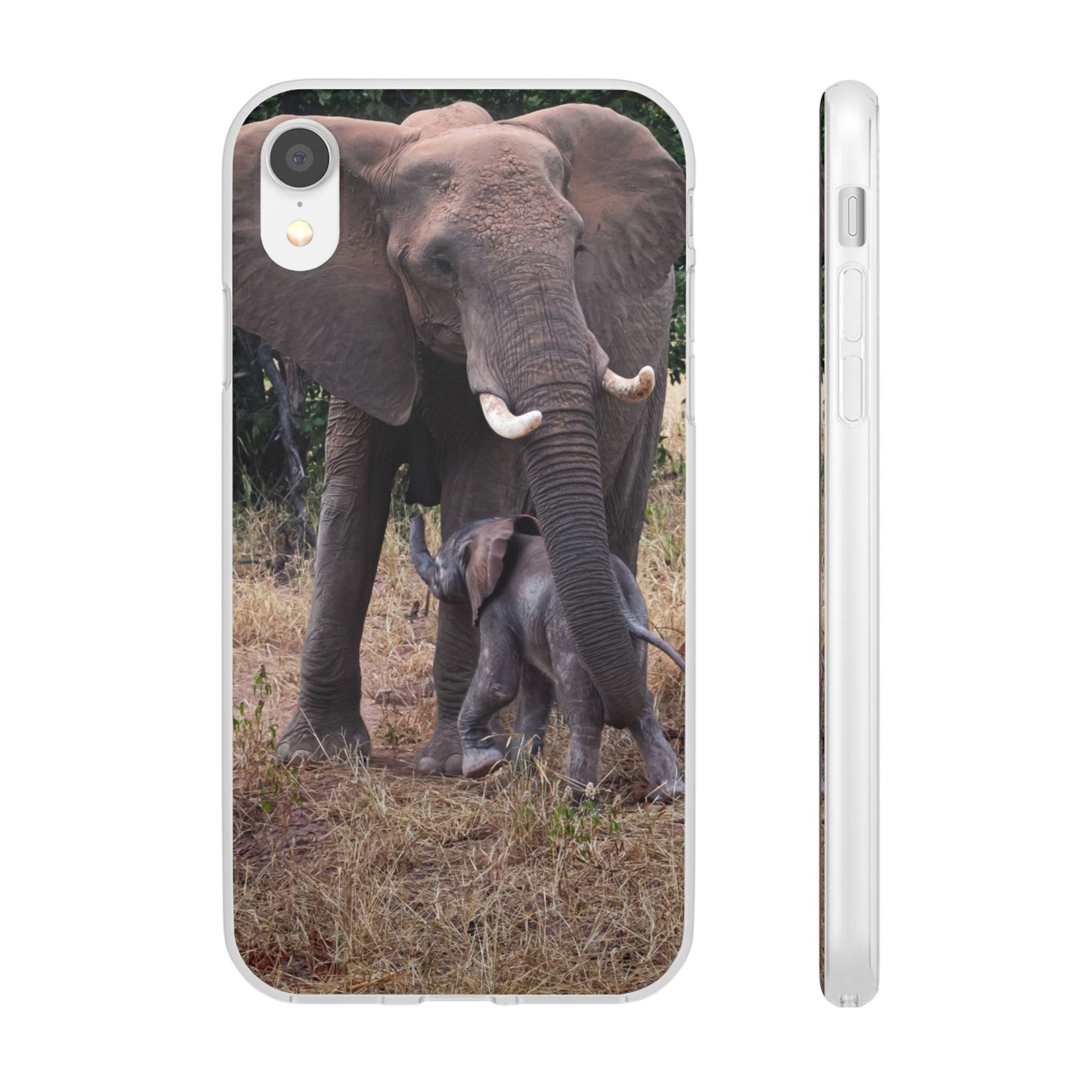 Flexi Cases - Elephant and Baby iPhone XR