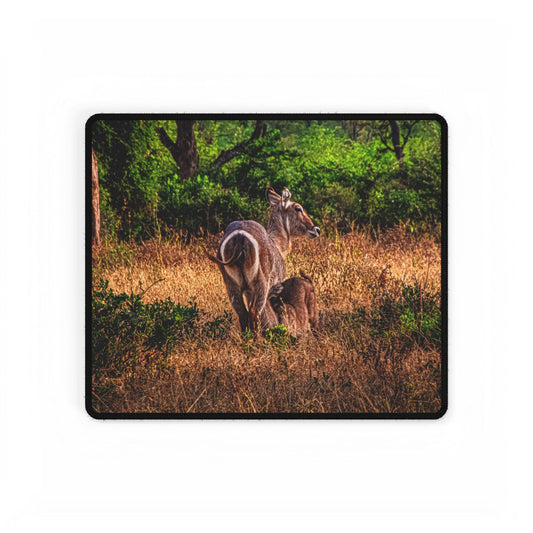 Waterbuck Baby Animal Desk Mat 14.4" × 12.1"