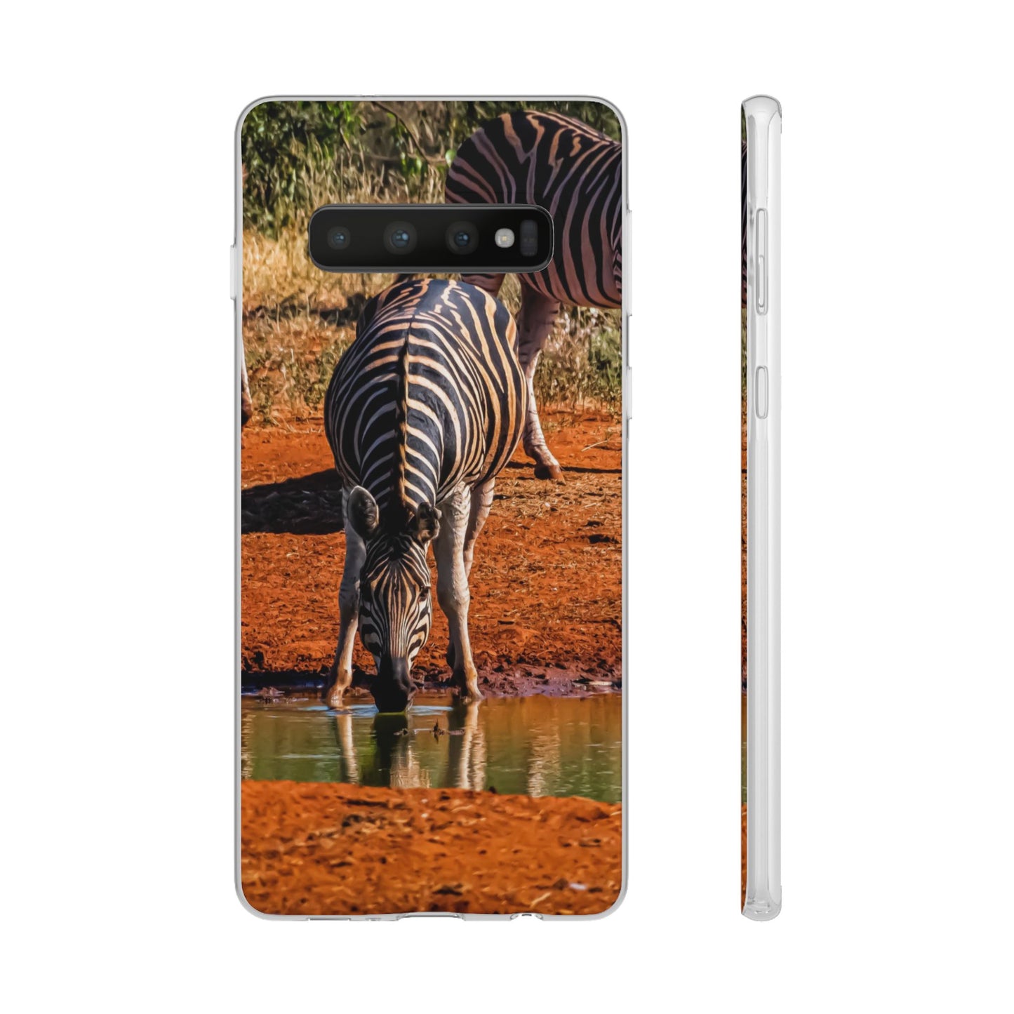 Flexible Zebra Phone Case Samsung Galaxy S10