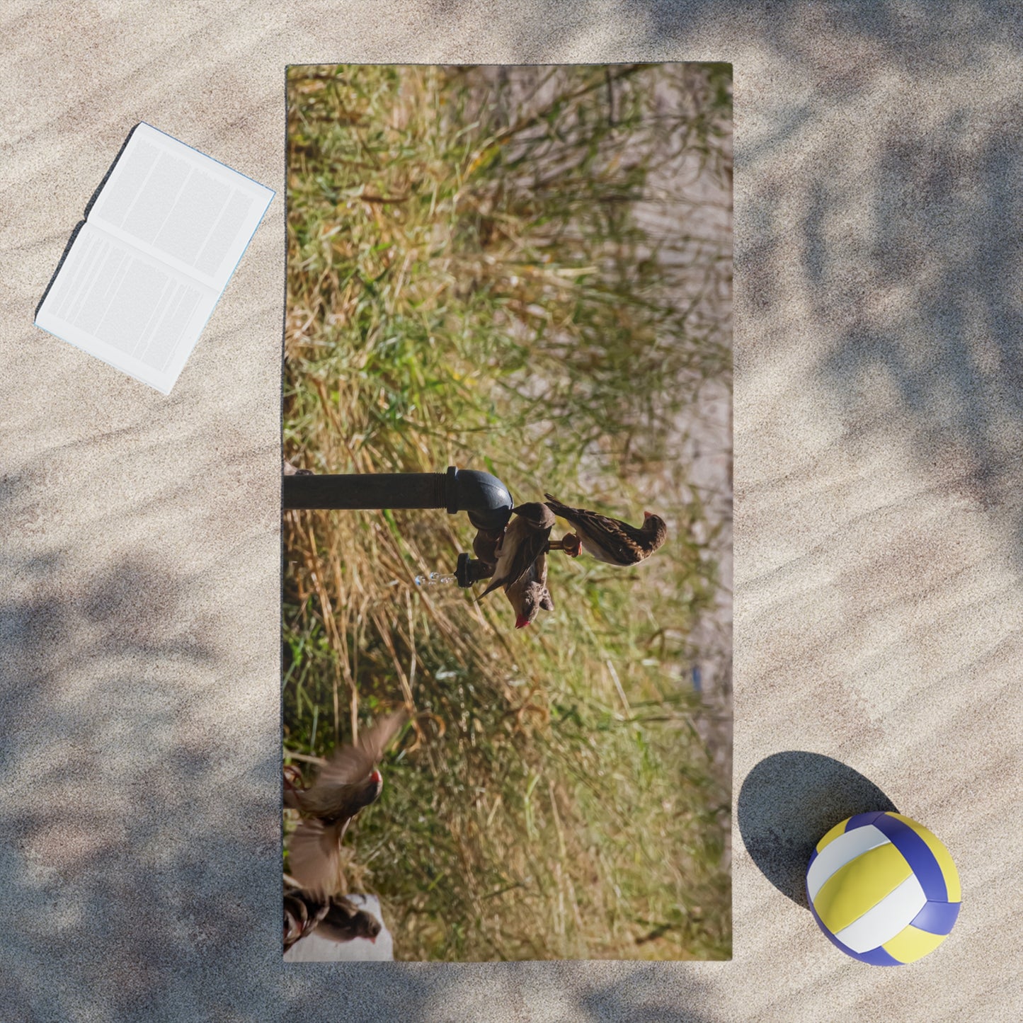 African Birds Beach Towel
