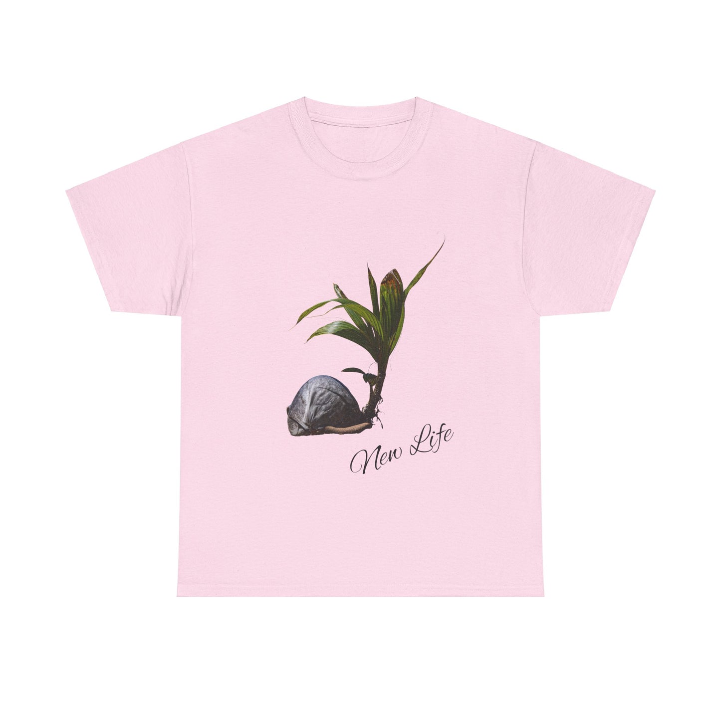 New Life Coconut Tee Light Pink