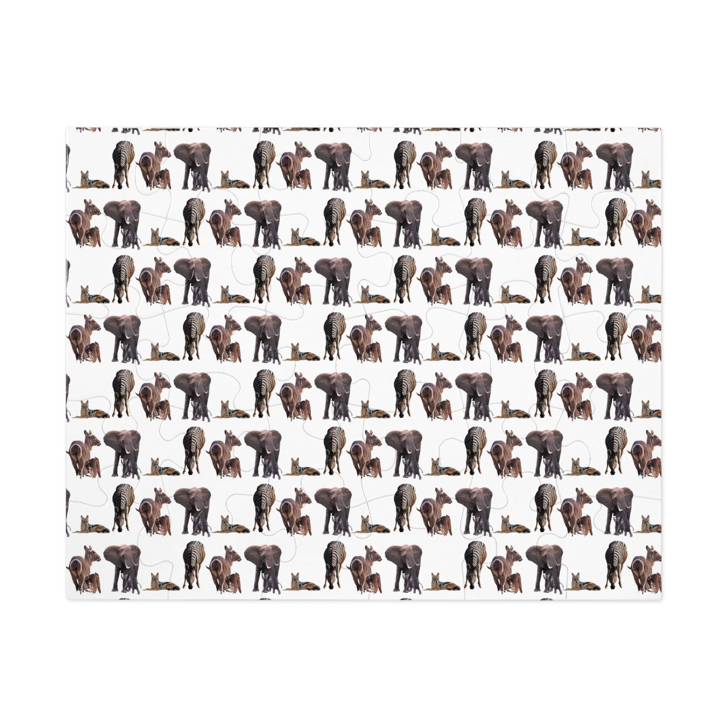 African Animal Super Difficult Puzzle 2000 piece 10" × 8" (30 pcs)