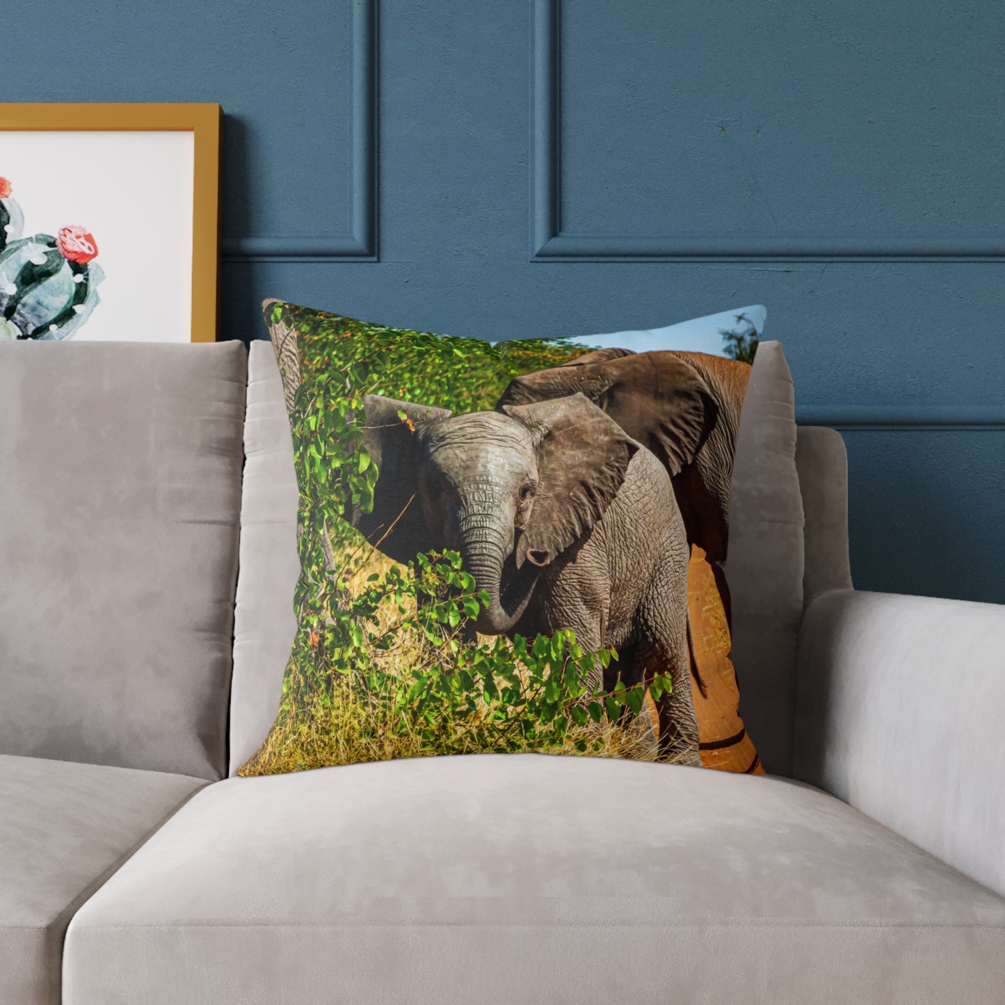 Young Elephant Pillow