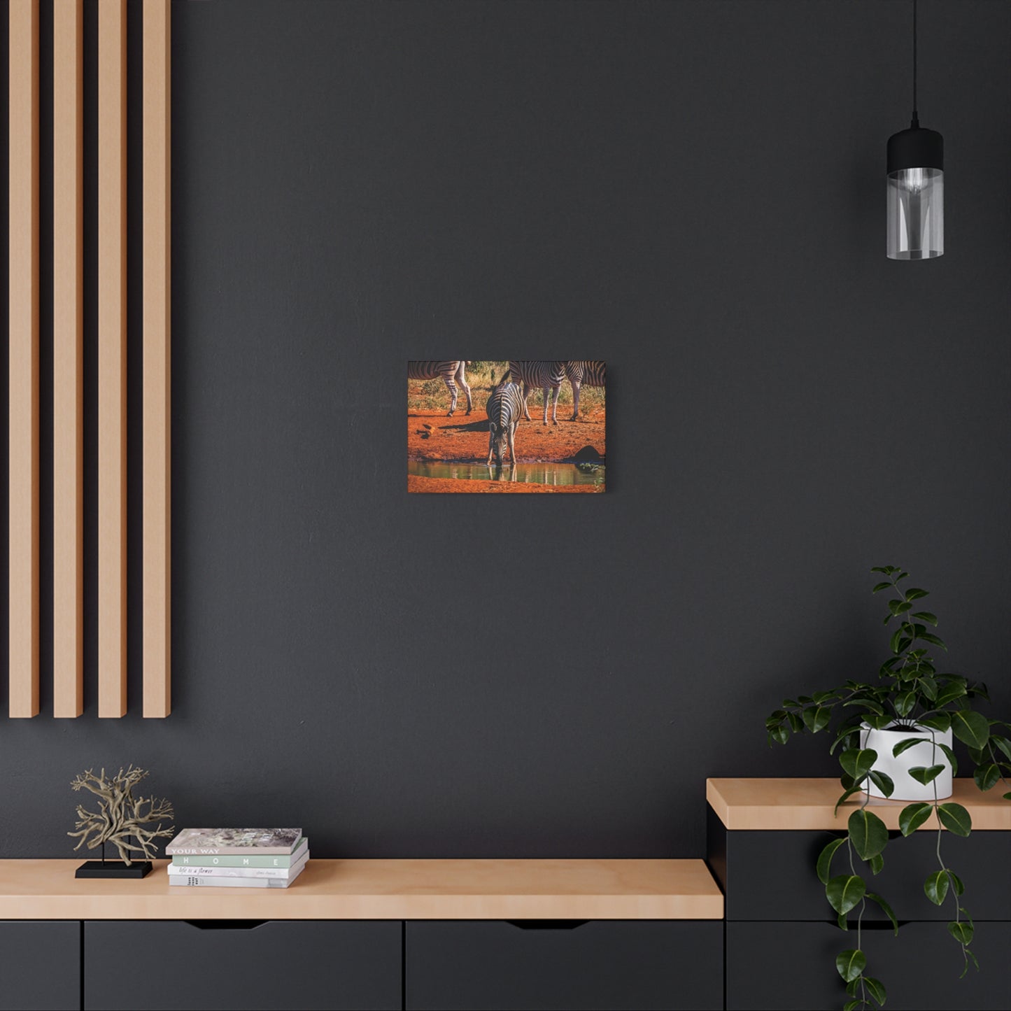 Zebra Nature Print Canvas Print