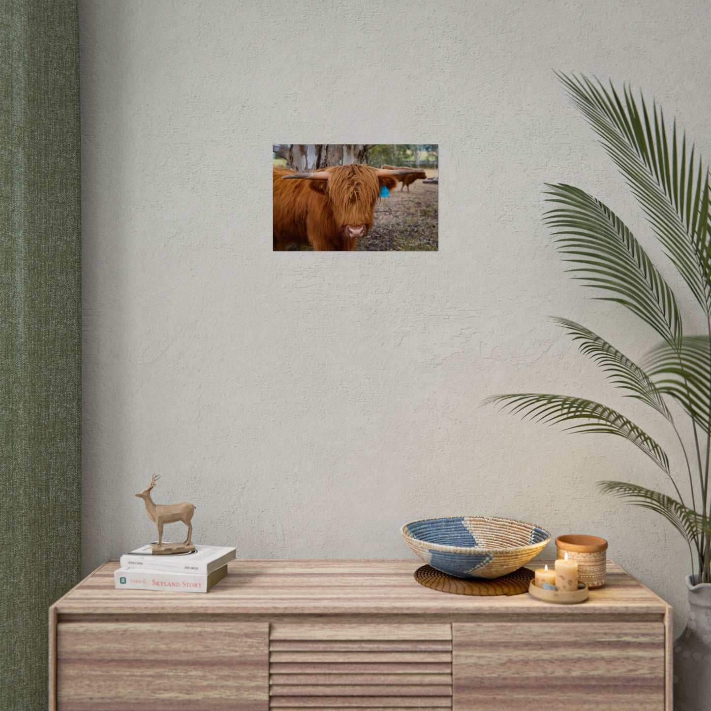 Rolled Posters - Scottish Highland Cattle 17″ x 11″ (Horizontal) Semi Glossy