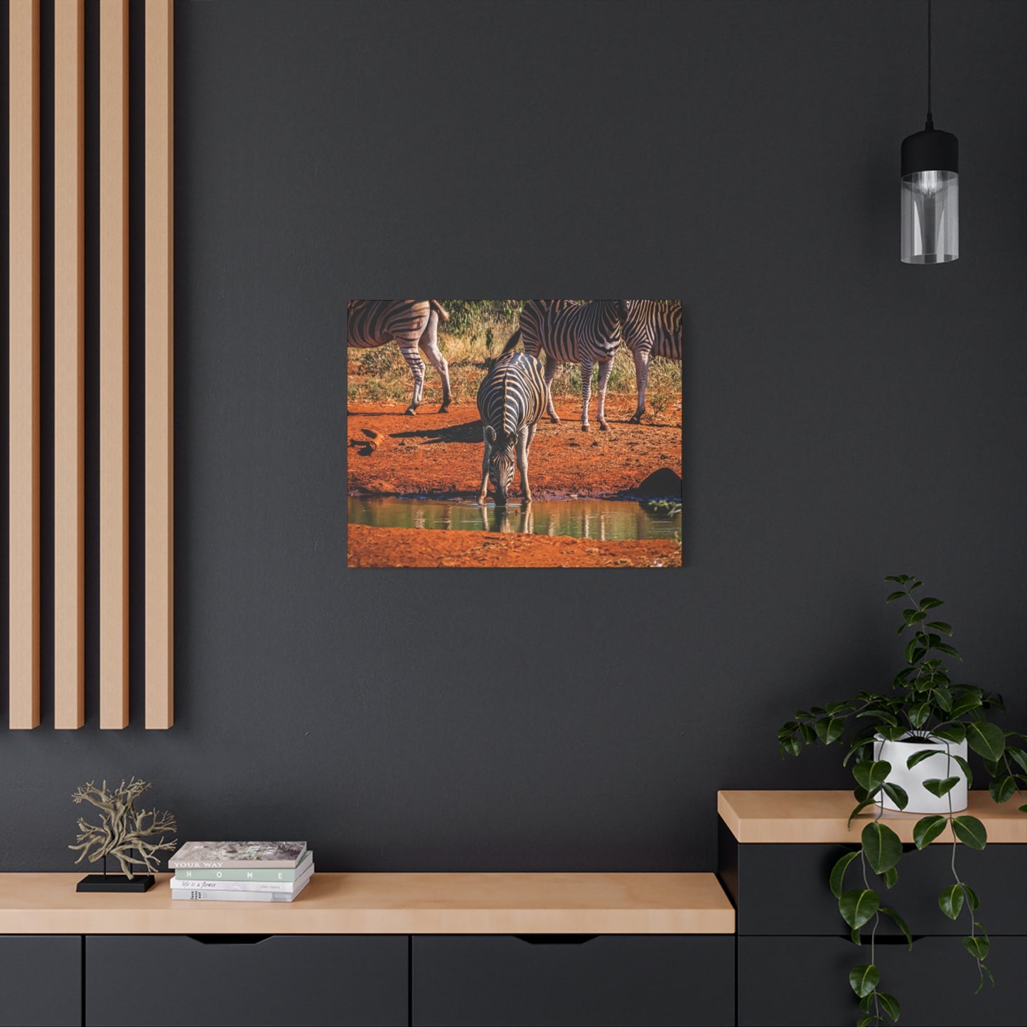 Zebra Nature Print Canvas Print