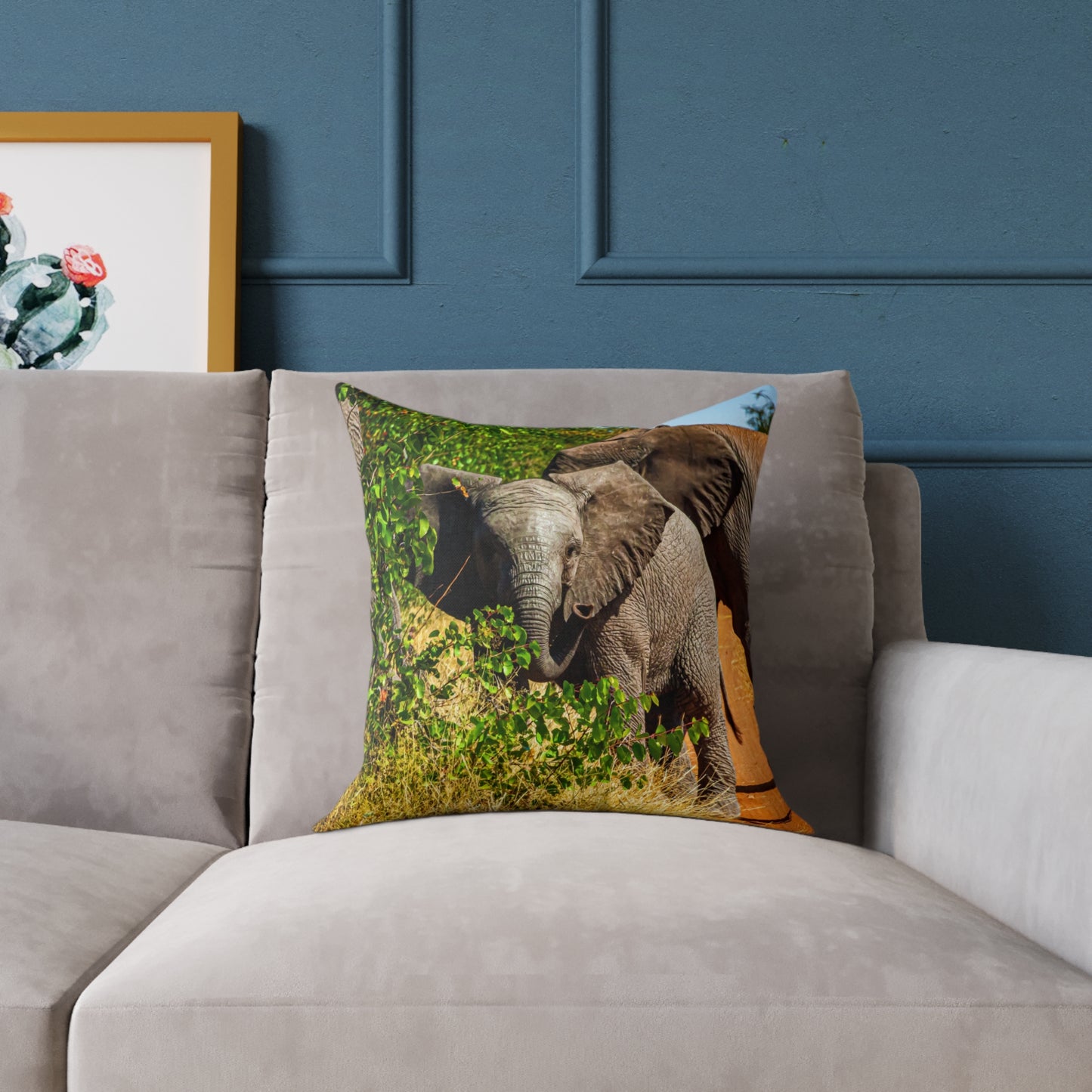Young Elephant Pillow