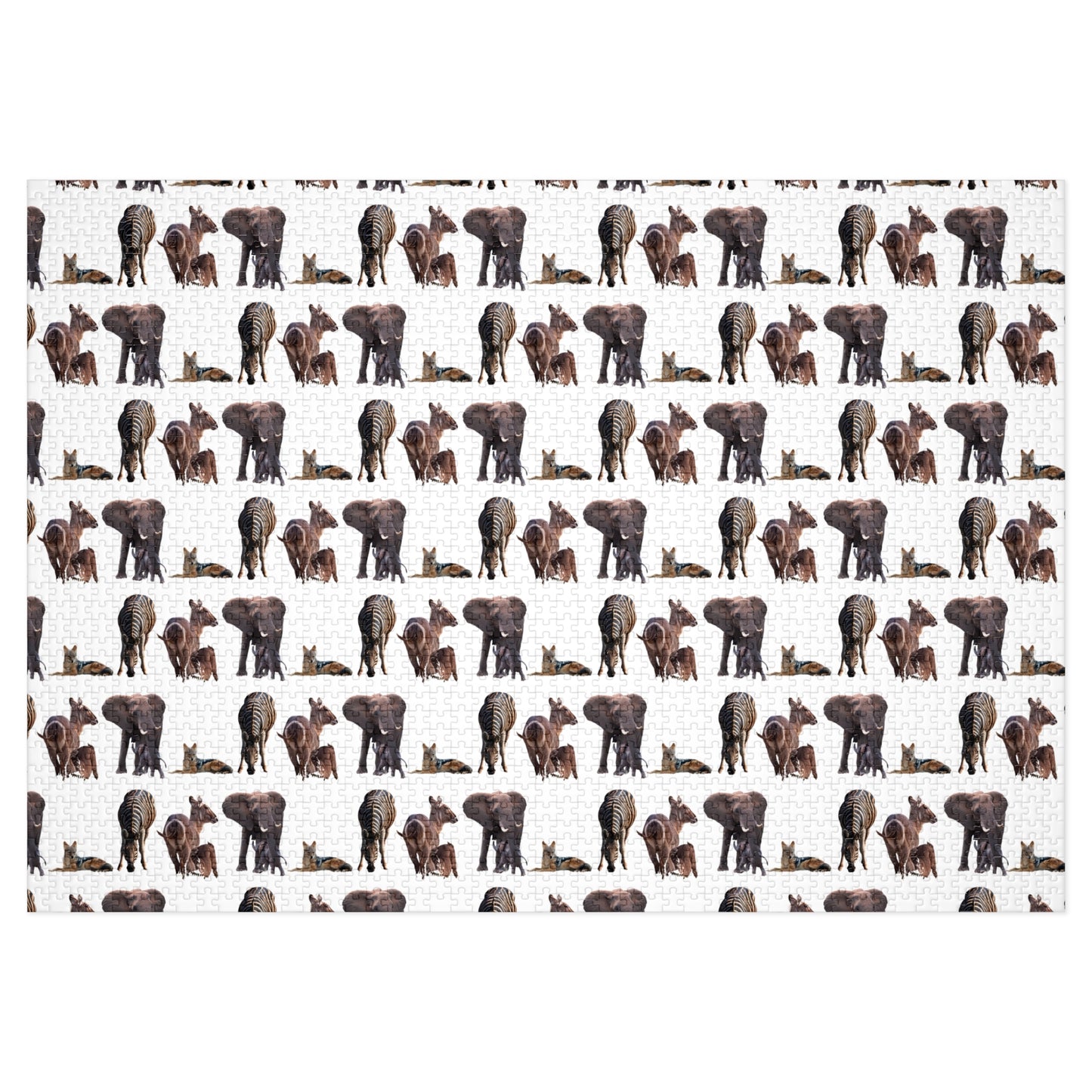 African Animal Super Difficult Puzzle 2000 piece 40" x 28" (2000 pcs)