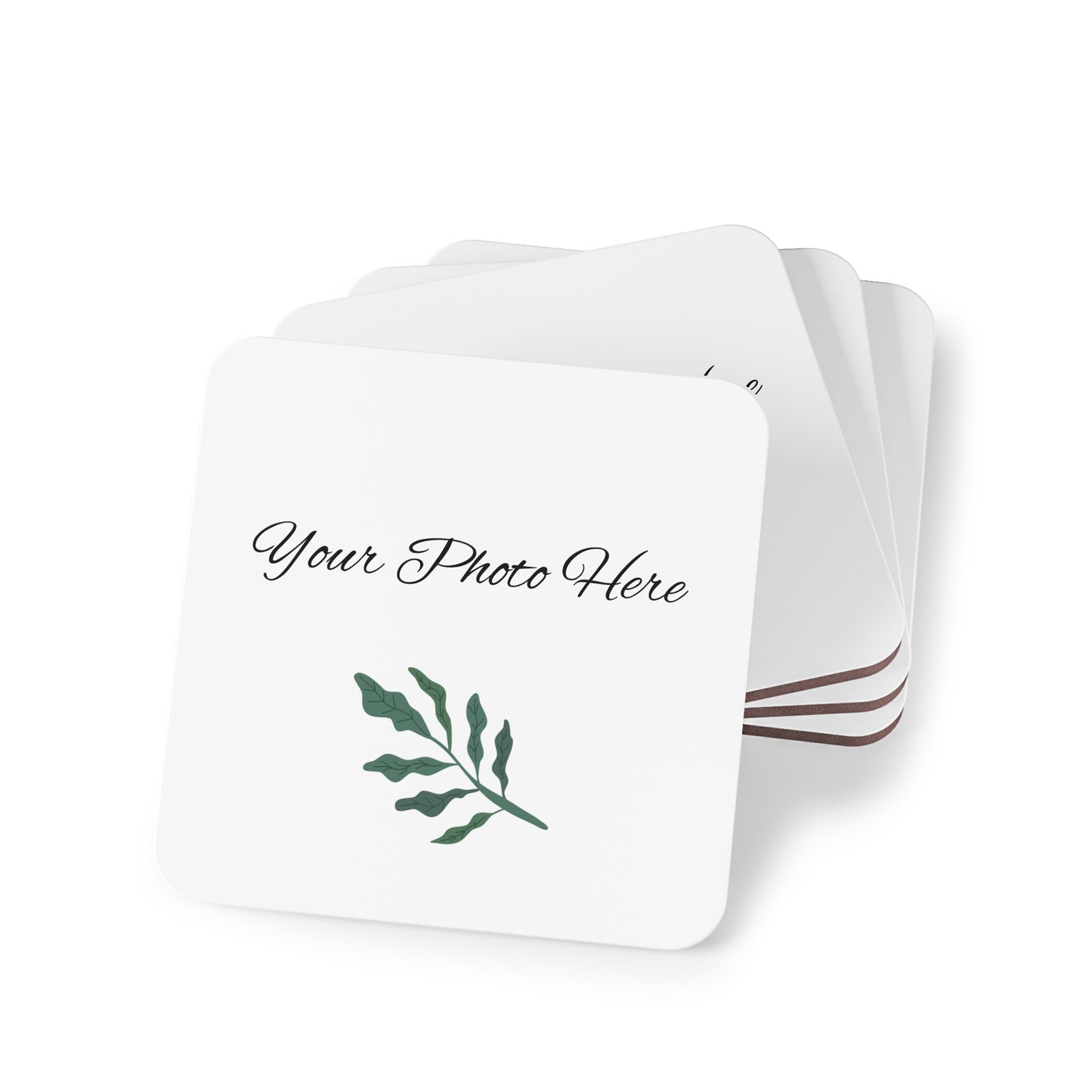 Custom Coasters Square 3.7" x 3.7" 4pcs