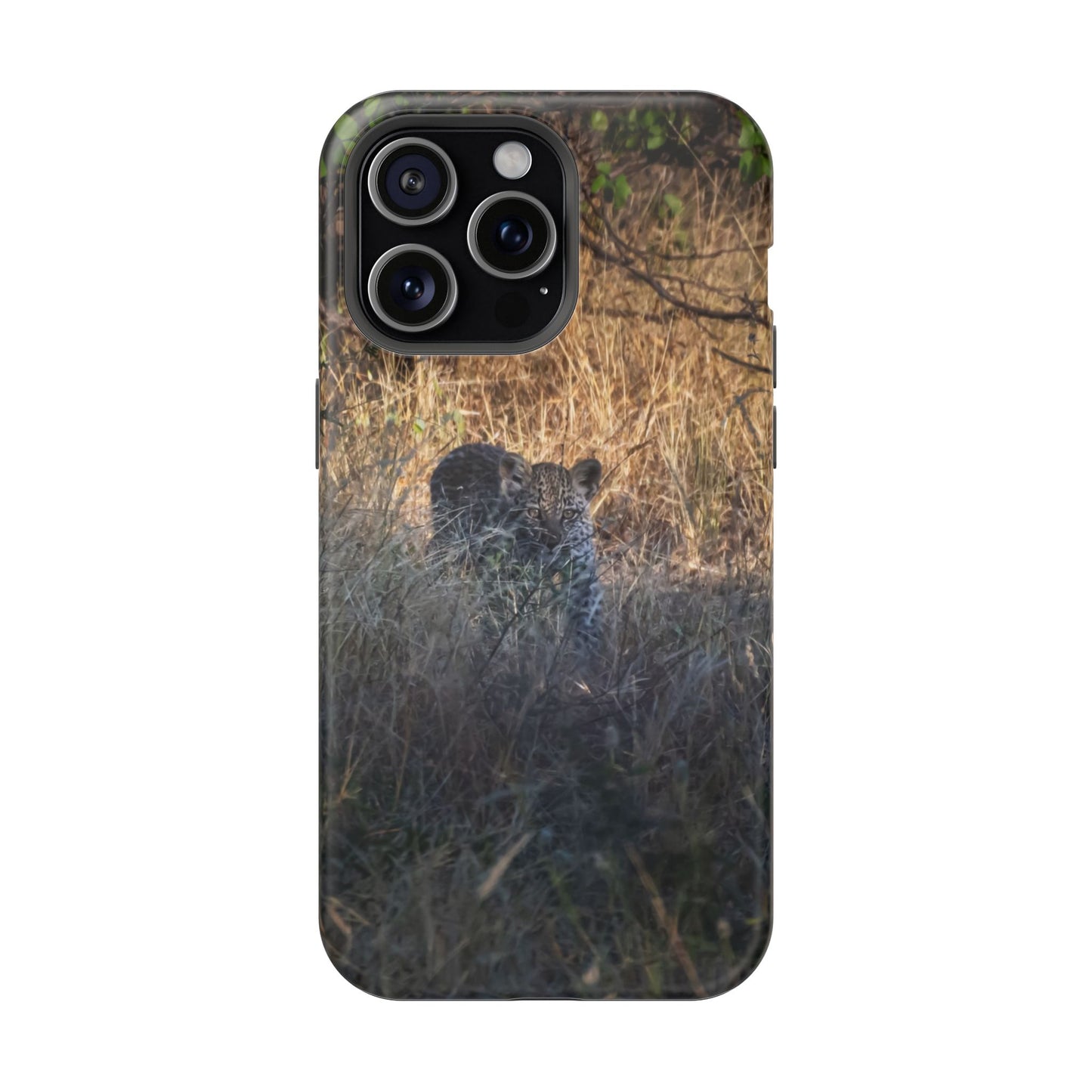 Magsafe® Compatible Tough Cases - Leopard Cub iPhone 15 Pro Max Matte