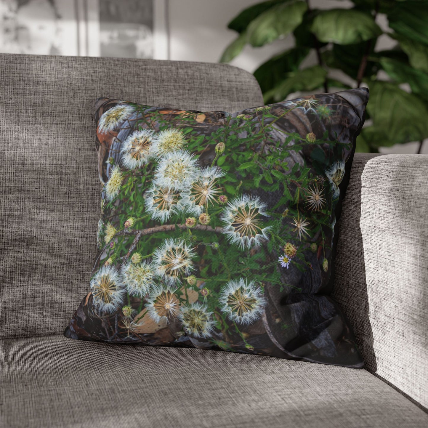 Poly Canvas Pillowcase - Australian Wildflowers
