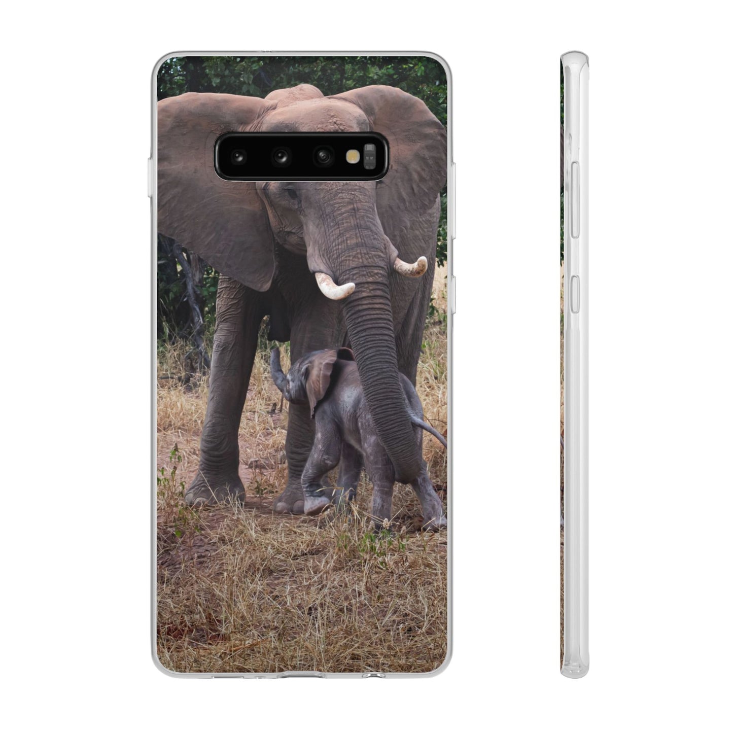 Flexi Cases - Elephant and Baby Samsung Galaxy S10 Plus